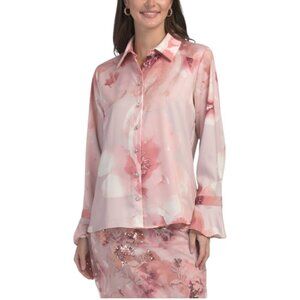 MUSE Flutter Cuff Blouse